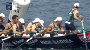 Kaiku erabat trabatuta geratu da Boiroko Banderako bigarren ziabogan