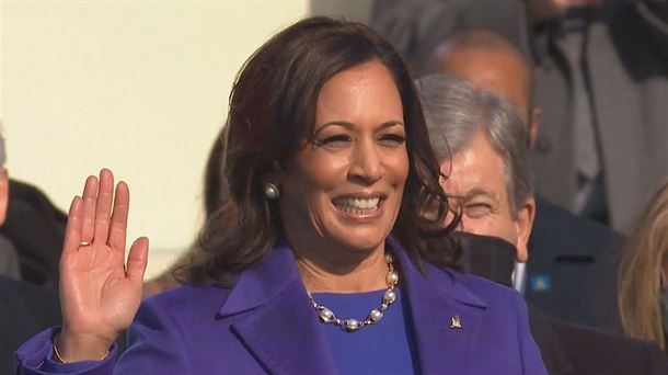 Kamala Harris AEBetako presidenteordea artxiboko irudi batean