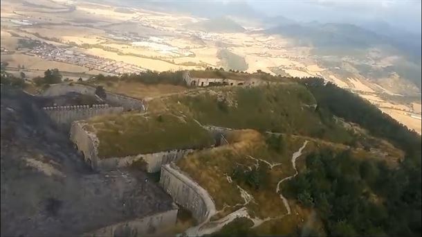 Imágenes aéreas del fuerte de San Cristóbal