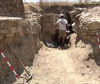 Hallan una gran infraestructura hidráulica romana y una construcción de 3000 metros cuadrados en Arkaia