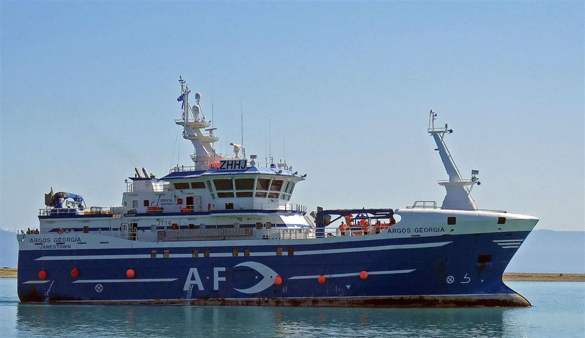 El pesquero 'Argos Georgia'. Foto: EFE