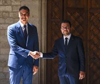 Sánchez y Aragonès se comprometen a trabajar para culminar los acuerdos entre Gobierno y Generalitat