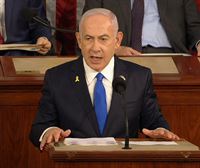 Netanyahu, AEBko Kongresuaren aurrean: 'AEBk eta Israelek bat eginda egon behar dute'