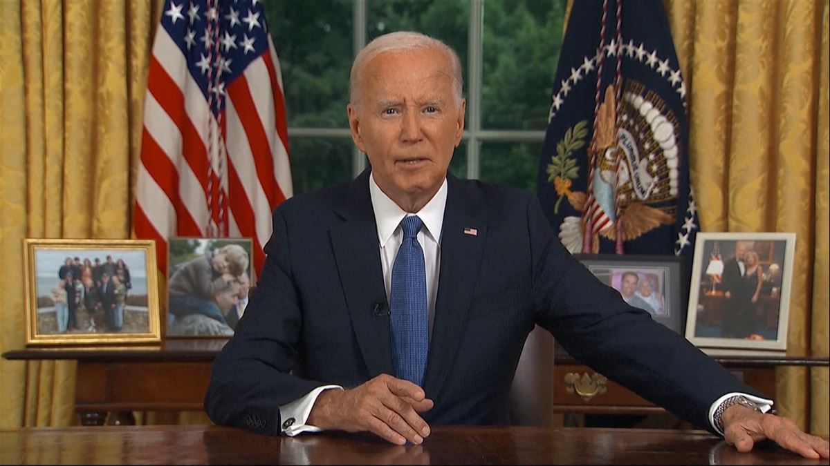 Joe Biden, actual presidente de EE. UU. Imagen cogida de un vídeo de EITB Media. 