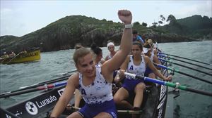 Arraun Lagunak eta Urdaibai erakustaldia emanez nagusitu dira Lekeitioko uretan