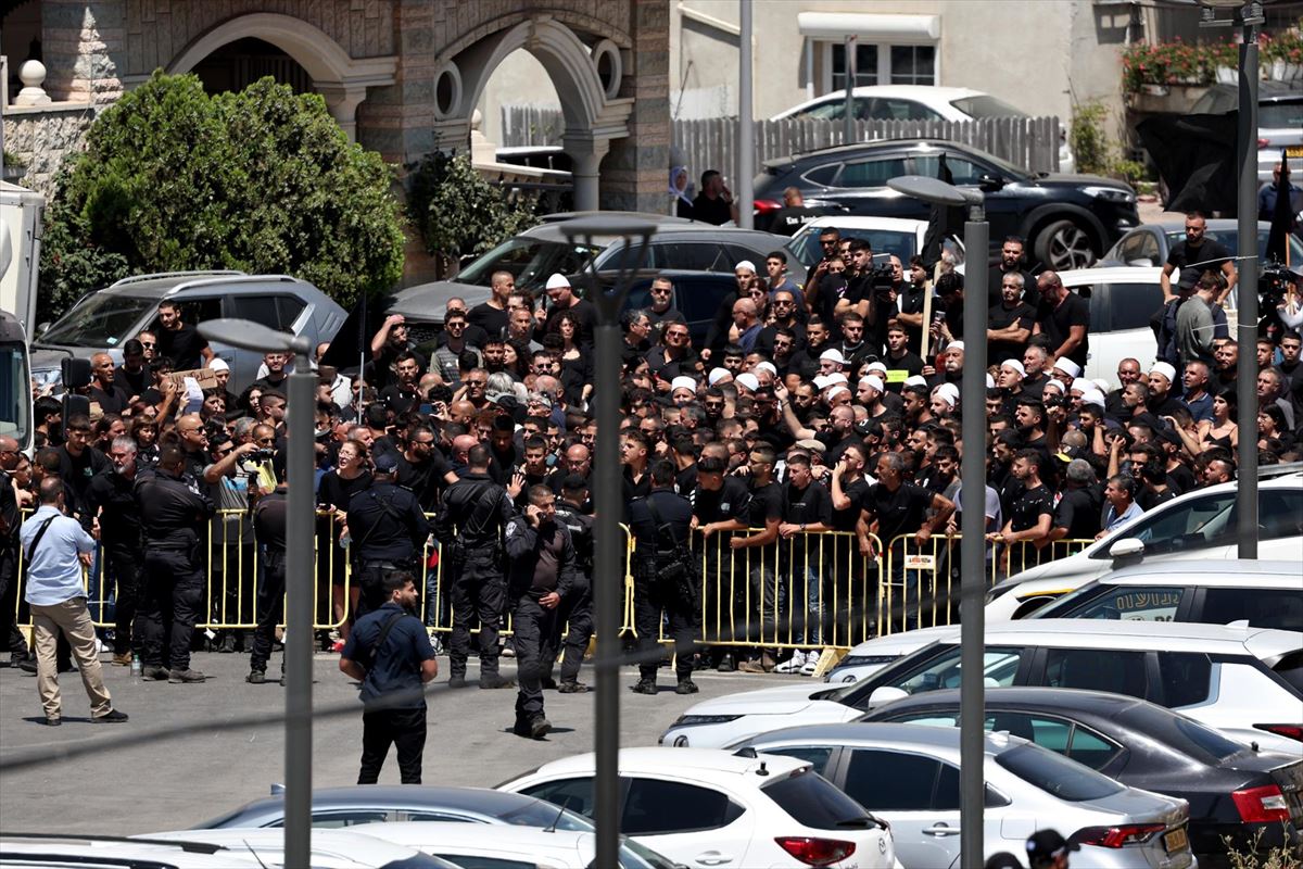 Protesta en Majdal Shams.