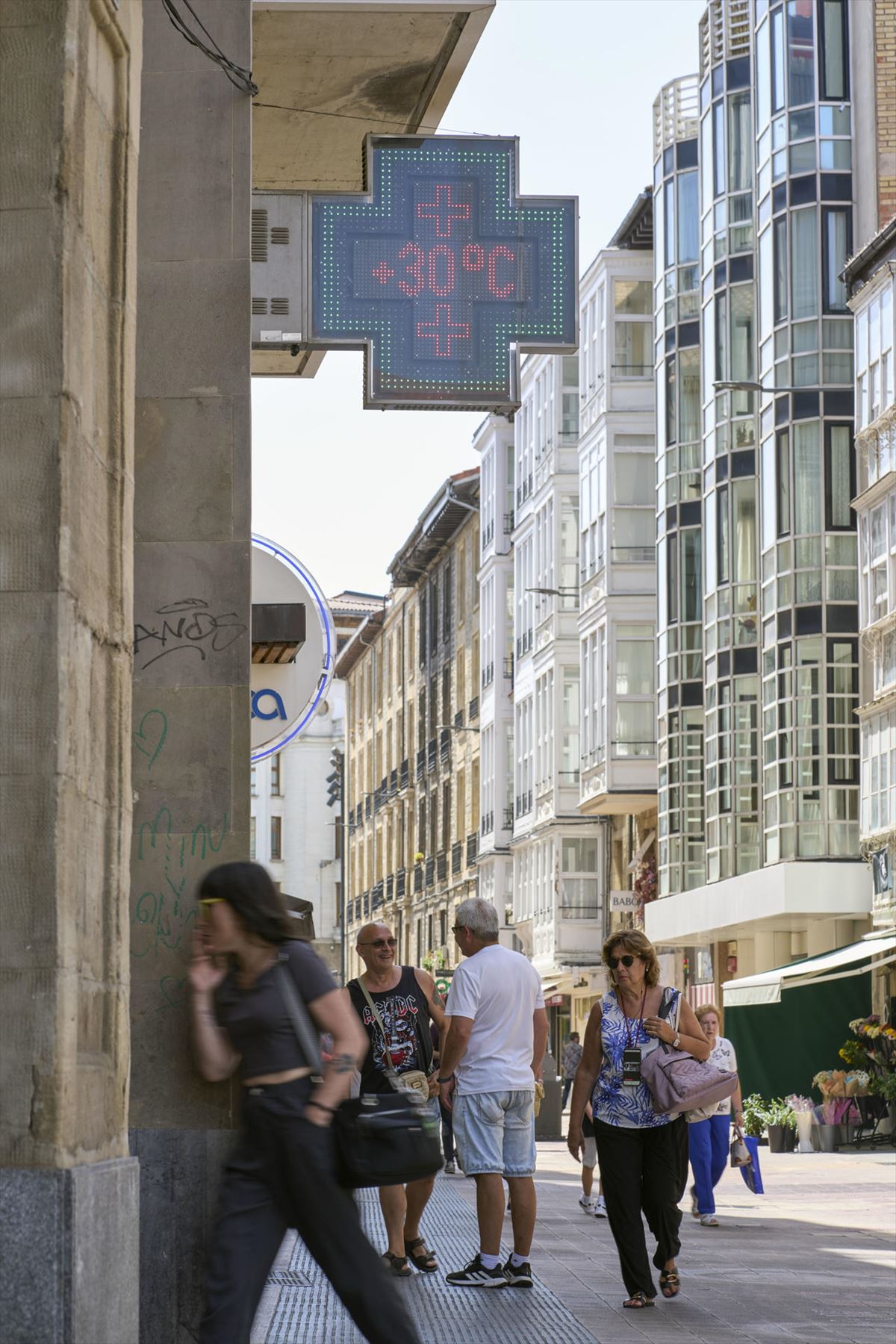 Un termómetro en Vitoria-GAsteiz. Foto: EFE