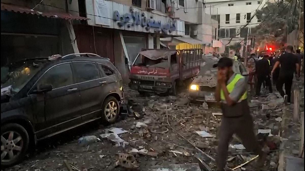 Ataque israelí sobre el sur de Beirut (Líbano). Imagen: Agencias