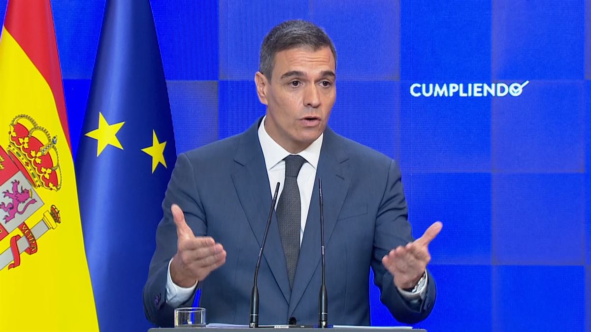 Pedro Sánchez, hoy. 