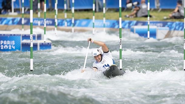 Miren Lazkano en la final. Foto: Basque Team