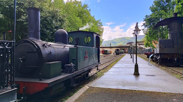 Visitamos el Museo vasco  del Ferrocarril  para conocer la importancia que el tren ha tenido en nuestro país