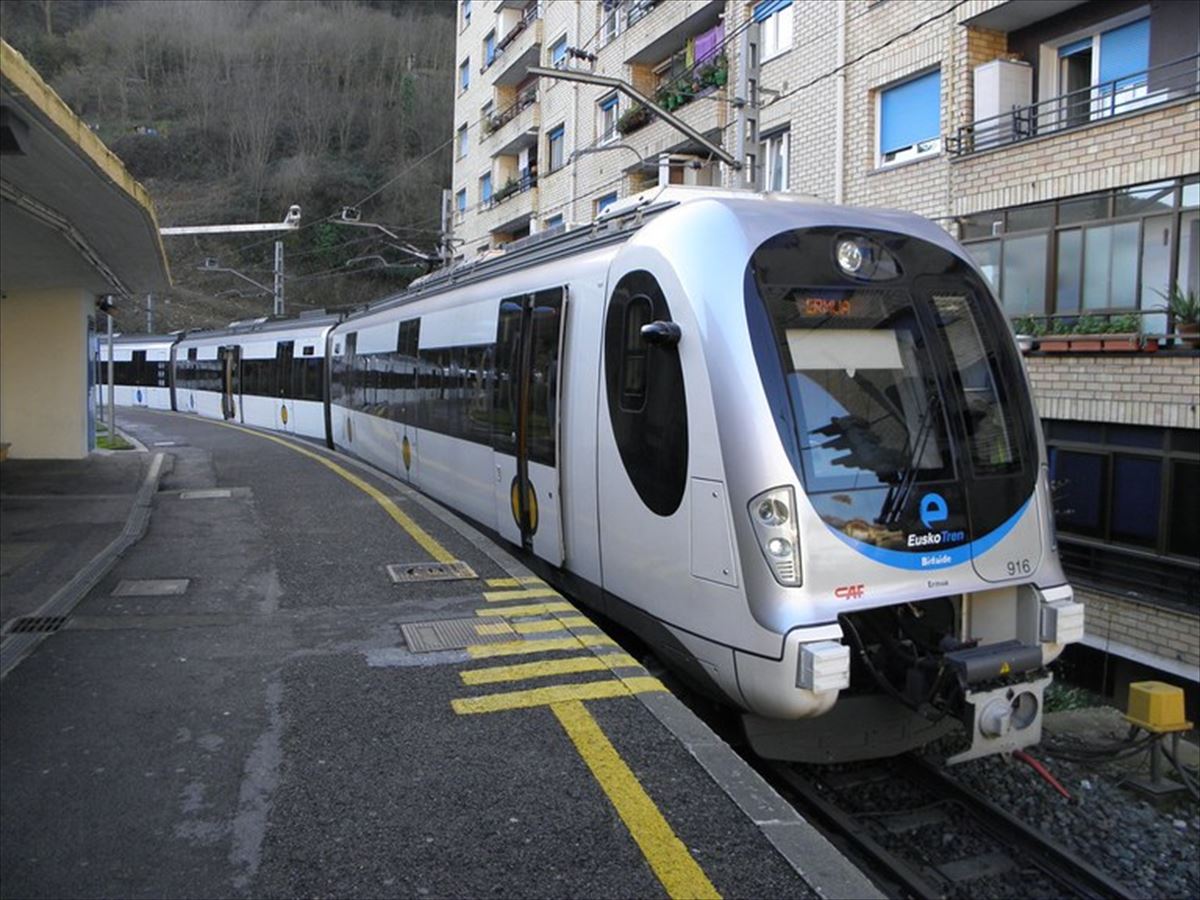 Un convoy de Euskotren. Imagen: ELA