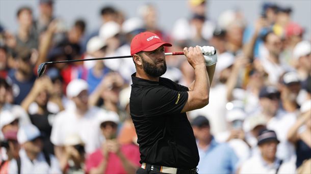 Jon Rahm durante la segunda jornada. Foto: EFE