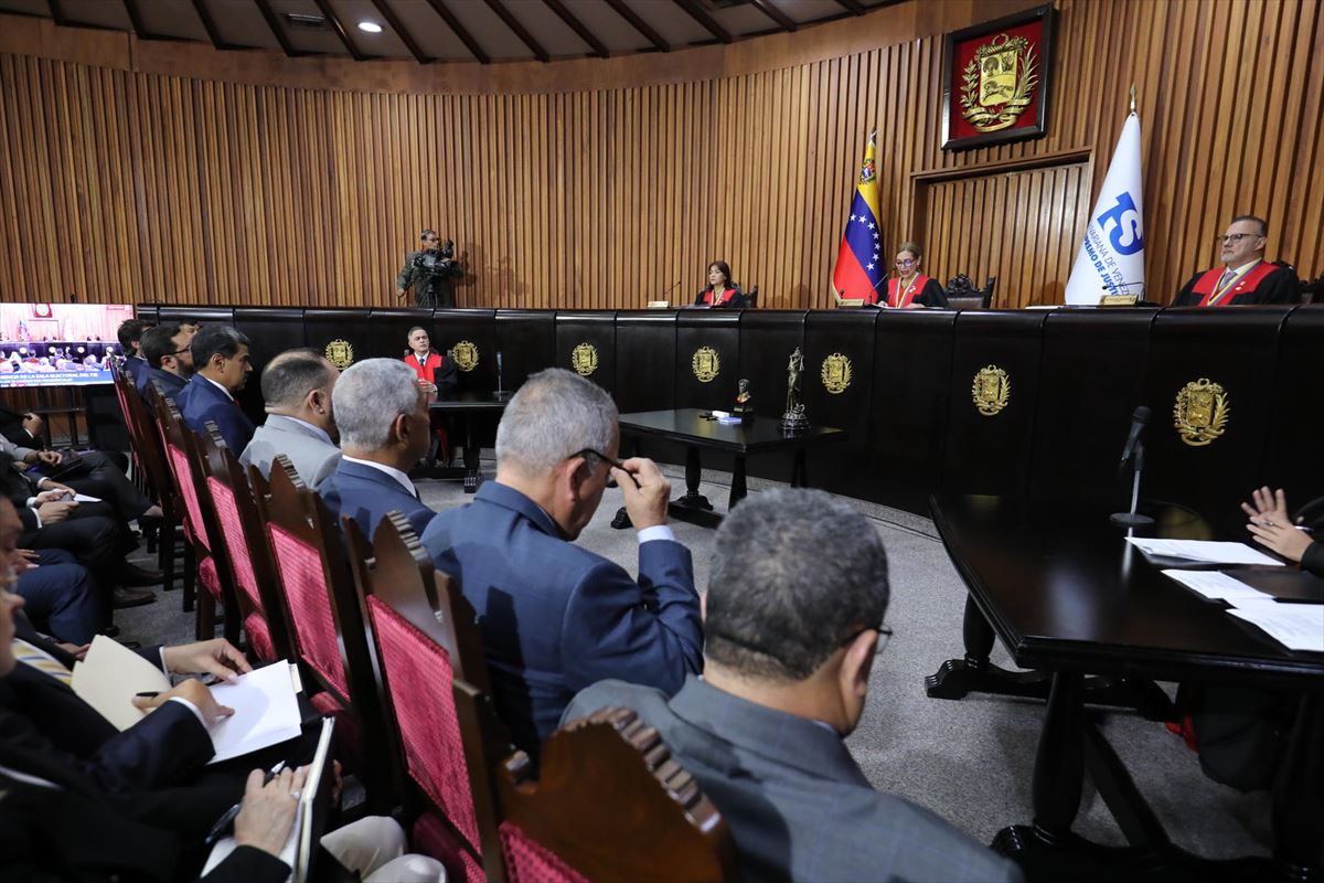 Imagen del Tribunal Supremo venezolano. Foto: EFE