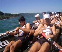 Bandera de Orio de la Liga Eusko Label 2024: La regata de Zierbena, vista desde dentro la trainera 