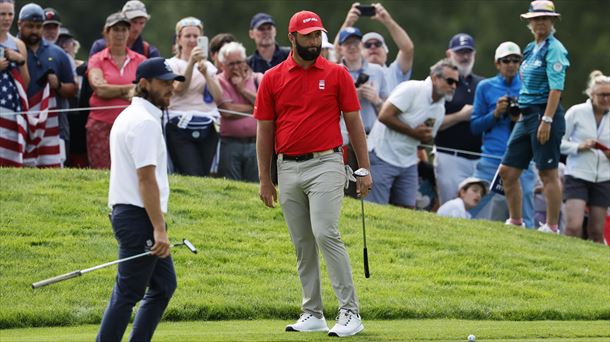 Jon Rahm ha quedado finalmente a cuatro golpes del oro. Foto: Efe.