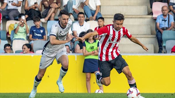 Ral Garcia de Haro eta Ander Herrera, Euskal Herria Txapelako finalean. Argazkia: EFE. 