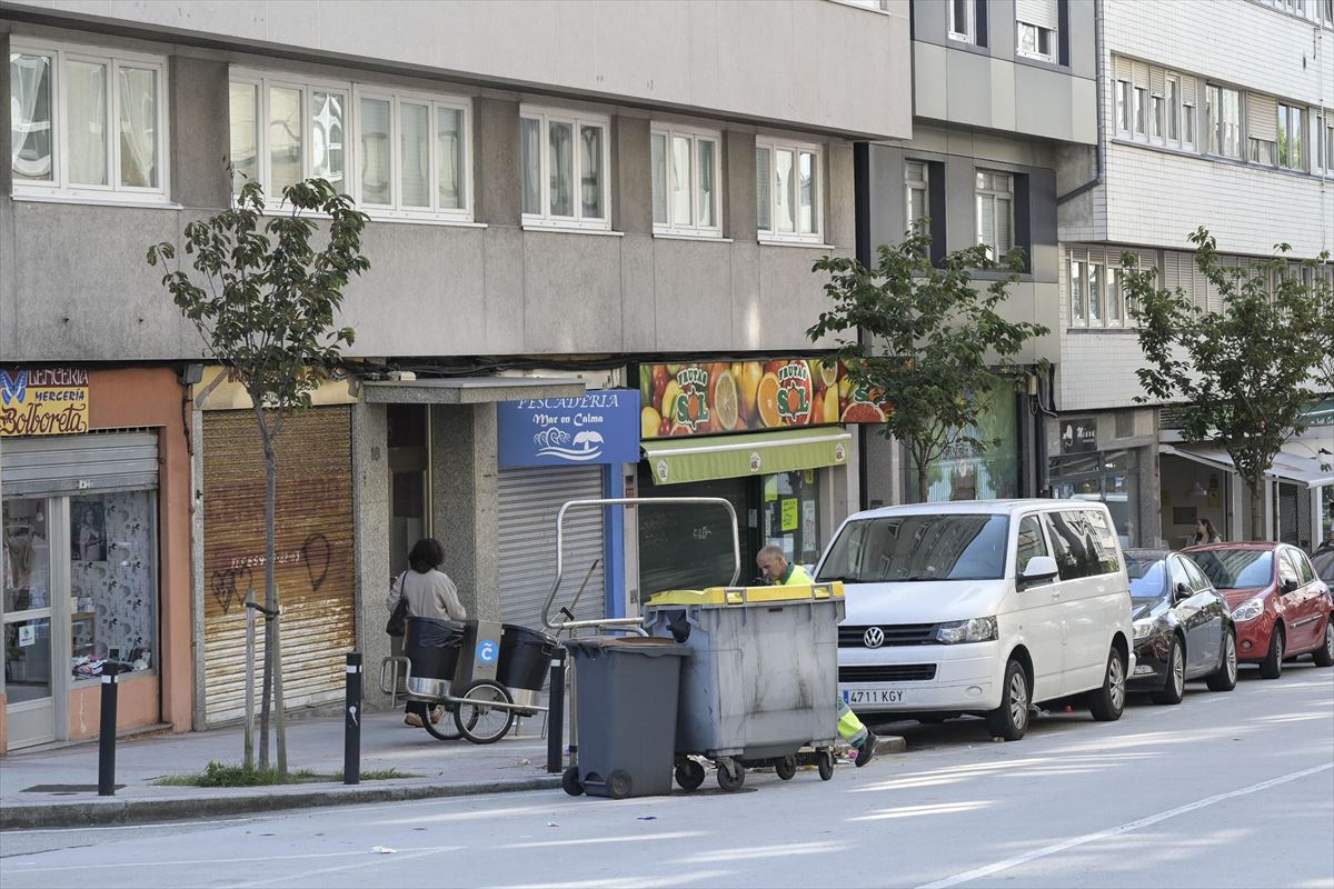 El crimen se produjo en el barrio coruñés de Labañou. EFE