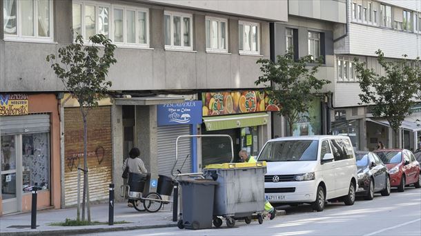 El crimen se produjo en el barrio coruñés de Labañou. EFE