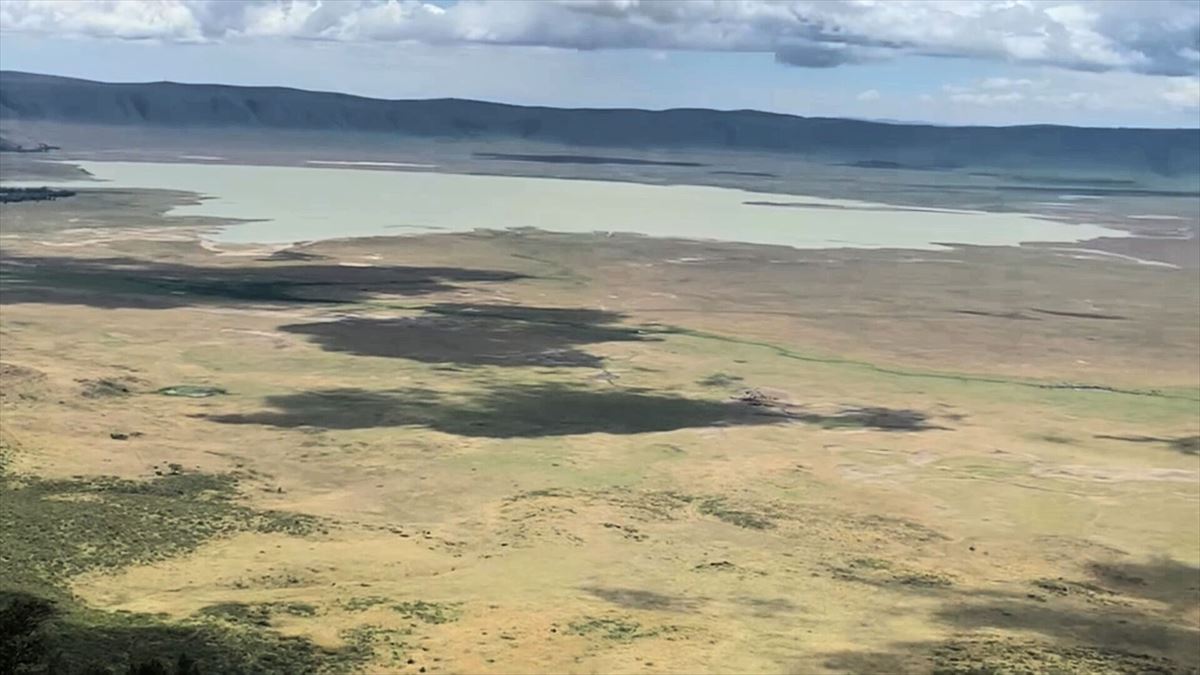 Imagen del cráter de Ngorongoro en Tanzania