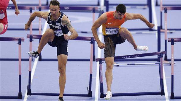 Asier Martínez no ha podido lograr el billete para la final. Foto: EFE. 