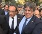 Puigdemont logra irrumpir en su acto de bienvenida sin ser detenido