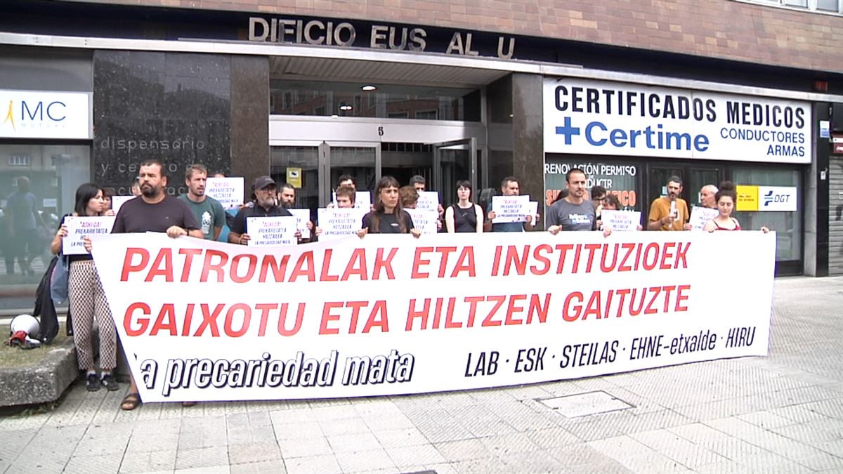 La concentración de LAB, ESK, STEILAS, EHNE-etxalde e HIRU