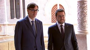 Salvador Illa y Pere Aragonès se reúnen para firmar el traspaso de poderes