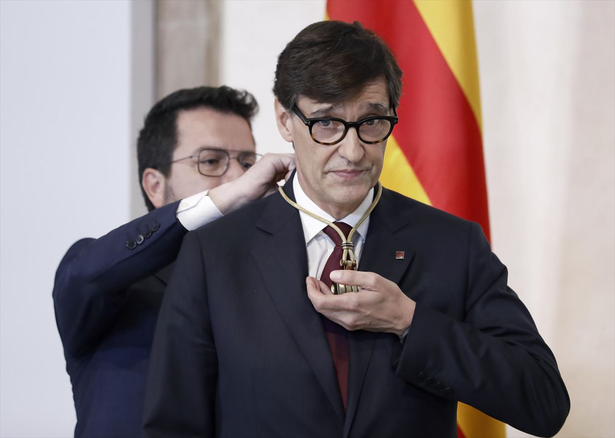 El presidente electo de la Generalitat de Catalunya, Salvador Illa. Foto: EFE