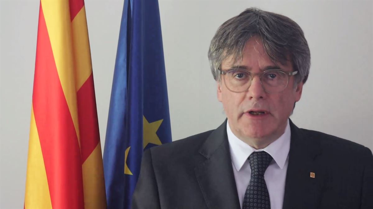 Carles Puigdemont en una comparecencia. Foto: EITB MEDIA