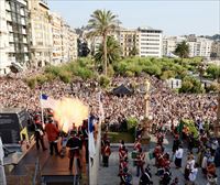 El cañonazo multitudinario ha dado el pistoletazo de la salida a la Aste Nagusia donostiarra