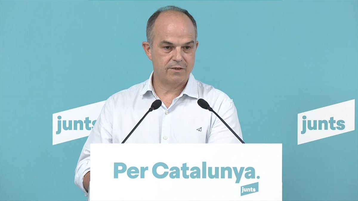 Jordi Turull (JxCat). Irudia: EITB