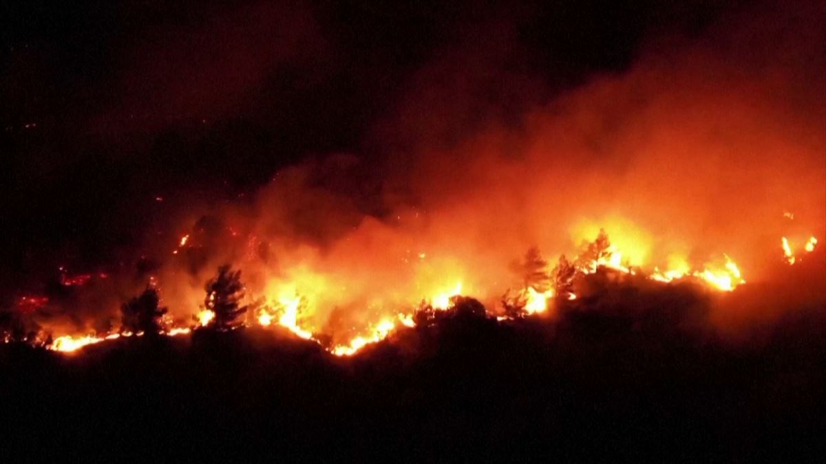 Incendio en Grecia