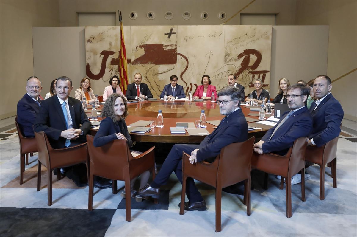 Reunión del Govern. Foto: EFE.