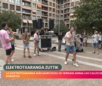 Donostia se llena de buen ambiente y música en euskera con la elektrotxaranga Zuttik