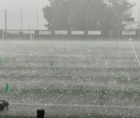 Fuertes tormentas y granizo en todo Euskal Herria