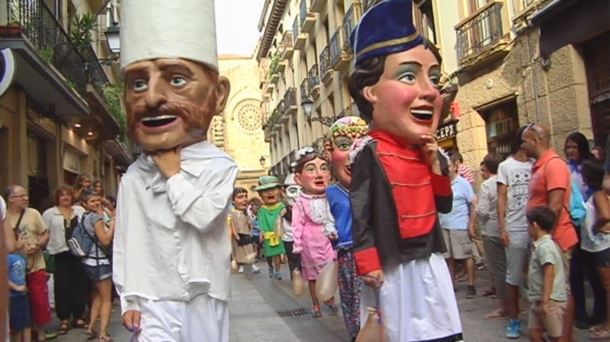 Aste Nagusia Donostia: gigantes y cabezudos