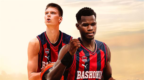 Pavel Savkov eta Ousmane Ndiaye. Argazkia: Baskonia