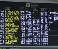 Cancelados dos vuelos entre Bilbao y Palma, otro con destino Menorca despega de Loiu