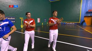 Peñak eta Arangurenek mendean hartu dituzte Zabala eta Imaz (22-13)