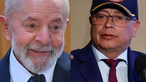 Luiz Inácio Lula da Silva y Gustavo Petro