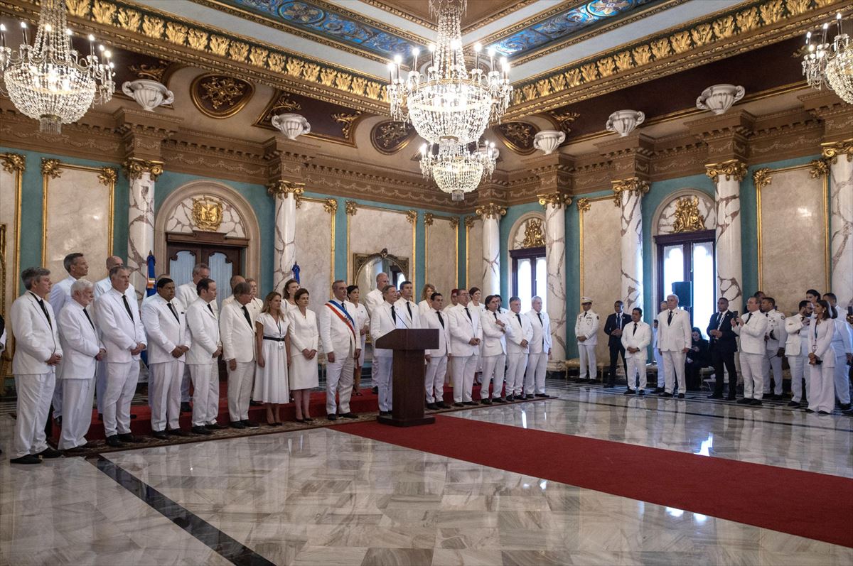 Firmantes de la declaración de Santo Domingo. Foto: EFE