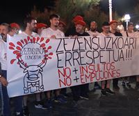 Los toros de fuego de San Sebastián protestan por los empujones e insultos que reciben últimamente