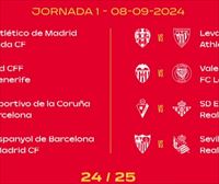 Levante-Athletic Club, Sevilla-Reala eta Eibar-Betis, F Ligako lehen jardunaldiko partidak