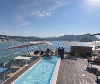 Una terraza muy exclusiva en el centro de la gastronomía mundial: el Lasala Plaza Hotel de Donostia