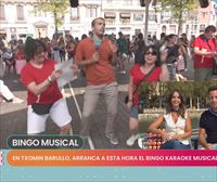 Txomin Barullo se sumerge en la fiesta con el bingo musical