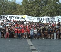 Ernai llama a participar en la manifestación del 8 de septiembre en Donostia por las multas a 133 jóvenes