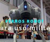 China presenta en la conferencia de robótica de Pekín un perro robot que podría tener uso militar