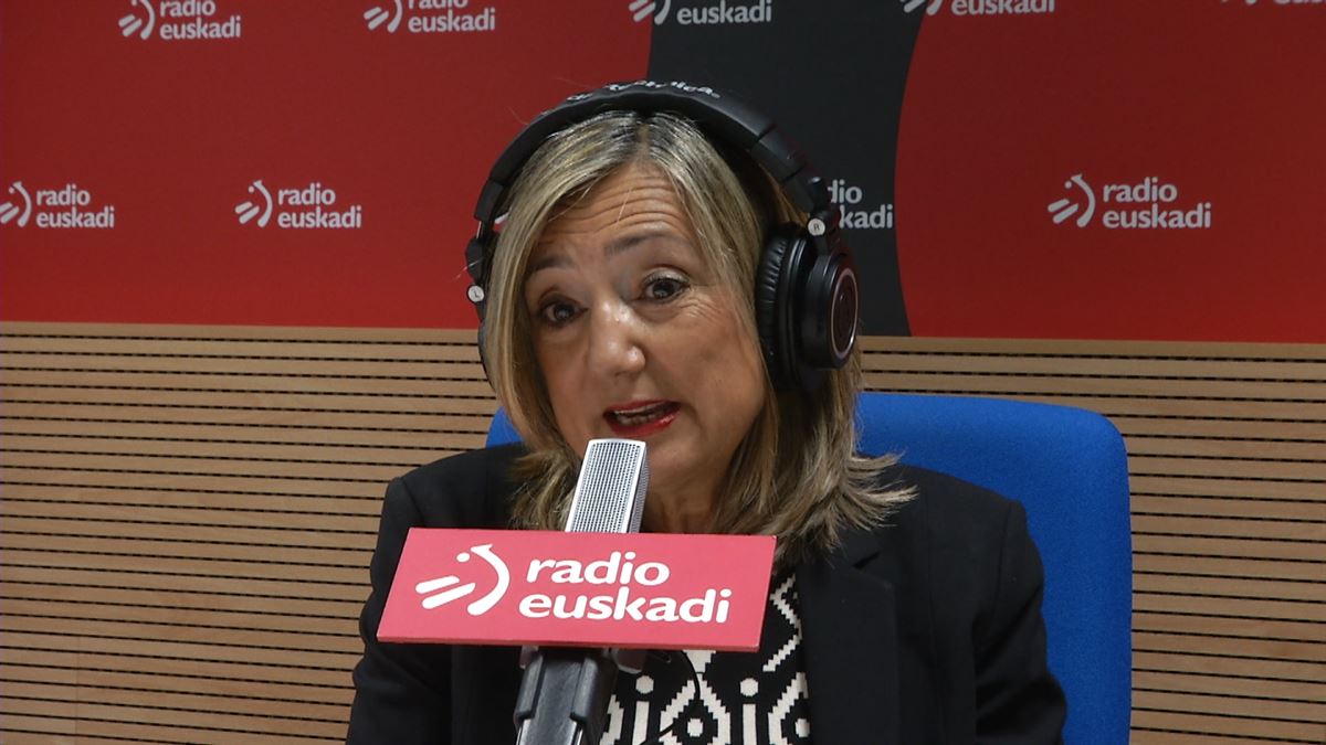 Cristina Ibarrola. EITB Mediaren bideo batetik ateratako irudia.