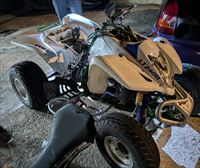 Dos jóvenes resultan heridos graves tras chocar un quad contra un vehículo aparcado en Egüés